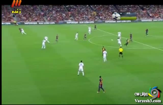 بارسلونا ۳-۲ رئال مادرید (خلاصه بازی)