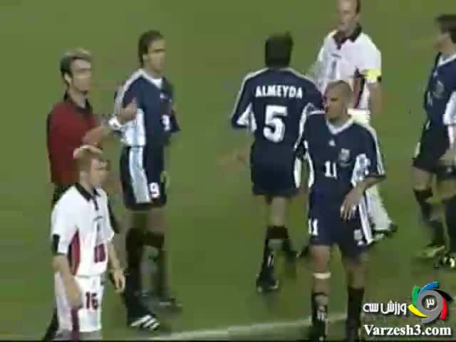 آرژانتین ۲-۲ انگلیس (جام جهانی ۹۸)