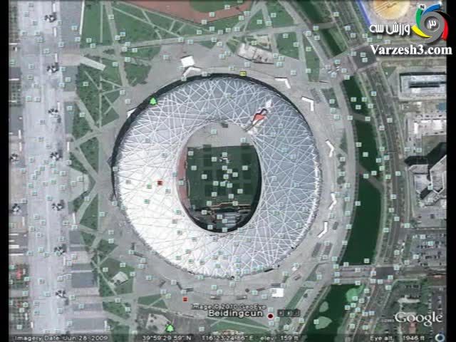 تصاویری از نمای بالای استادیوم های معروف دنیا