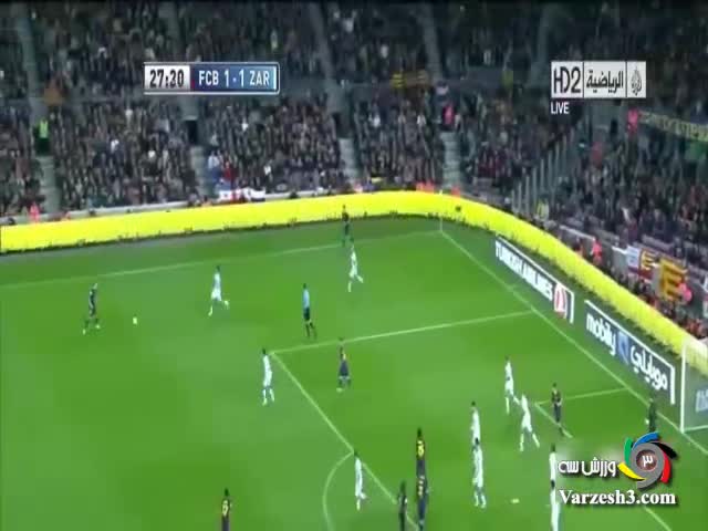 بارسلونا۳-۱ساراگوسا