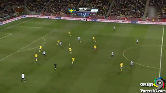 سوئد ۲-۳ آرژانتین