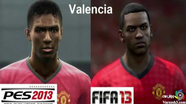 مقایسه چهره بازیکنان در PES13 و FIFA13 قسمت دوم