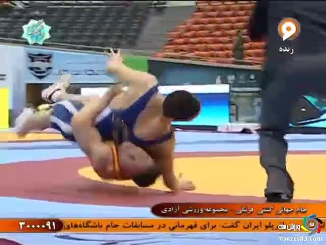 پیروزی علیزاده در رقابت چهارم با قزاقستان