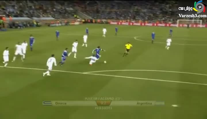 آرژانتین ۲-۰ یونان (جام جهانی ۲۰۱۰)