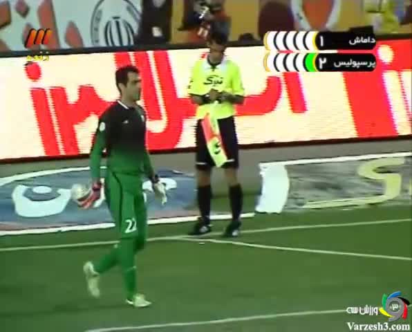 داماش۱-۱پرسپولیس (پنالتی ۳-۵)