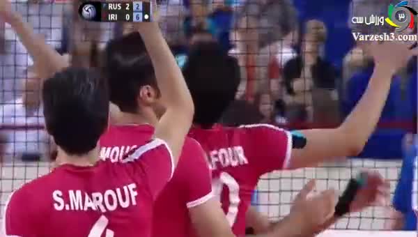 روسیه ۳-۱ ایران (لیگ جهانی والیبال)