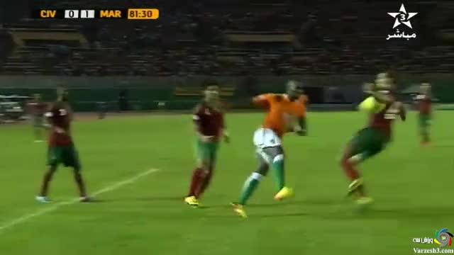 ساحل عاج ۱-۱ مراکش (گلهای بازی)