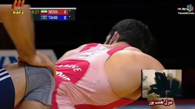پیروزی نعمت پور در فینال (۸۴kg)