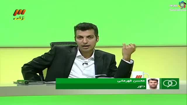 گفتگو جنجالی دایی و قهرمانی در نود