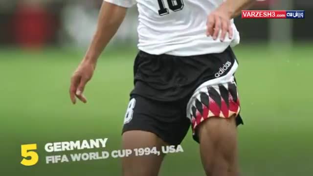 بدترین لباس های تیم ها در ادوار جام جهانی