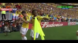 کلمبیا ۲-۱ ساحل ‎عاج