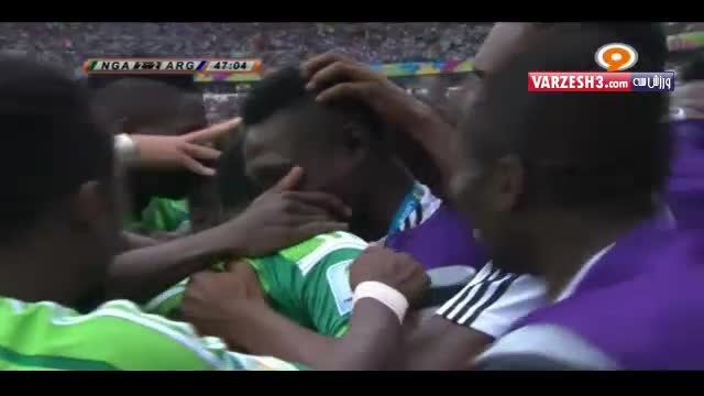 گل دوم احمد موسی؛ آرژانتین &#8211; نیجریه