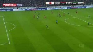 بایرلورکوزن ۱-۰ آگزبورگ (گل بازی)