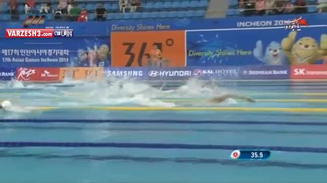 رقابت جلالی و میرزایی در شنای ۱۰۰ متر آزاد