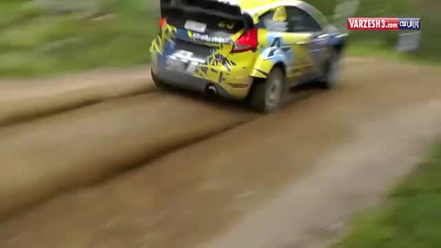 لحظات هیجان انگیز در رالی WRC