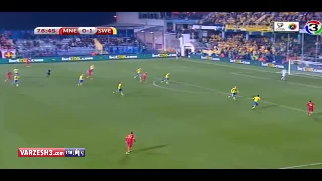 مونته نگرو ۱-۱ سوئد (خلاصه بازی)