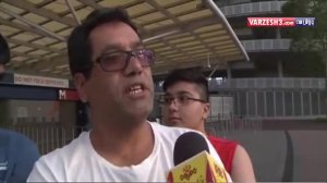 هواداران تیم ملی یک روز قبل از بازی با قطر