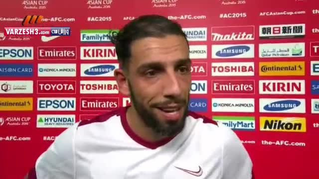 مصاحبه دژاگه بعد از بازی با قطر