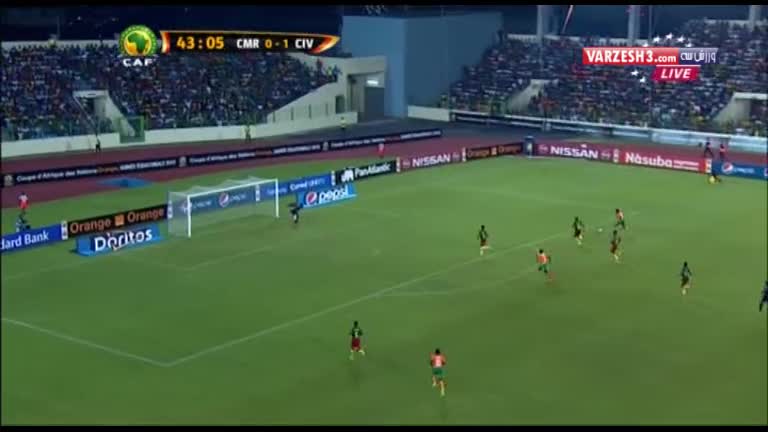 کامرون ۰-۱ ساحل‎عاج