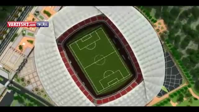 مراحل ساخت ورزشگاه فولاد‬‎