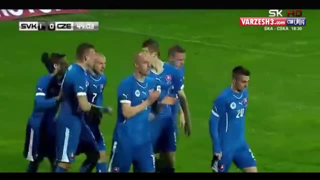 اسلواکی ۱-۰ جمهوری چک (گل بازی)