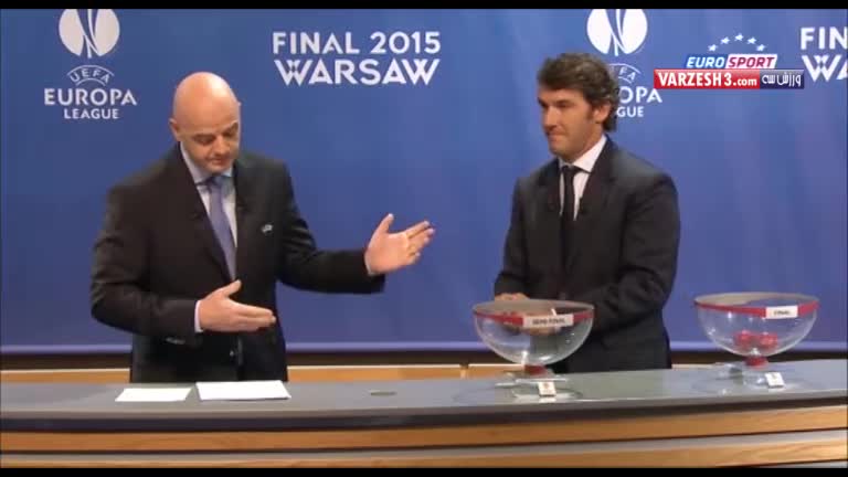 مراسم قرعه کشی نیمه نهایی لیگ اروپا ۲۰۱۵-۲۰۱۴