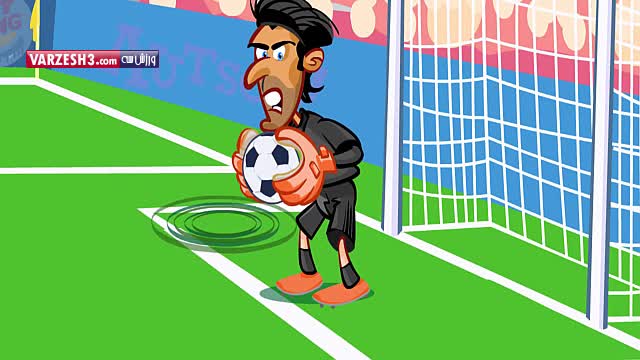 انیمیشن تقابل سوارز و بوفون در لیگ قهرمانان