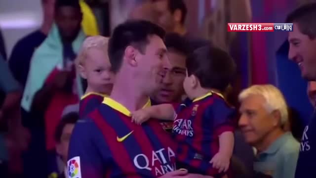 لحظاتی با پدر و پسر بارسلونایی