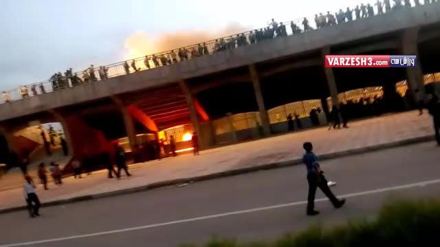 آتش‌سوزی در ورزشگاه کرمان (اختصاصی ورزش۳)
