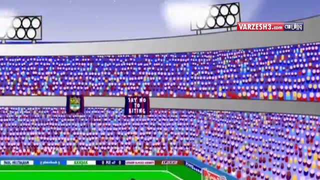 انیمیشن جالب بازی یوونتوس-بارسلونا