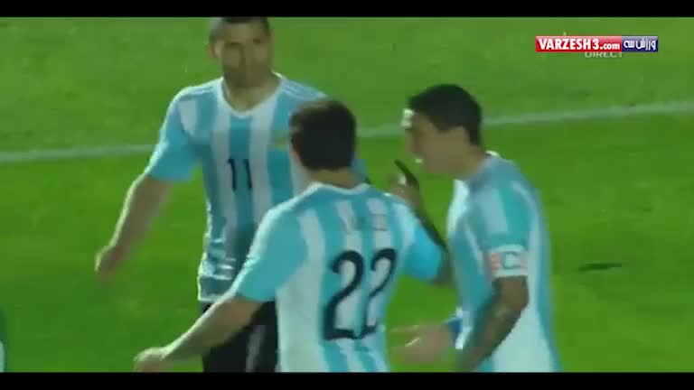 آرژانتین ۵-۰ بولیوی (درخشش‌‌ دی‌ماریا‌‌ و‌ هتریک‌‌آگوئرو)