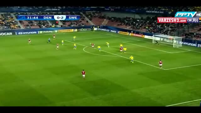 دانمارک ۱-۴ سوئد (جام ملت های اروپا زیر ۲۱ سال)
