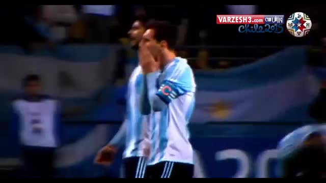 واکنش های مسی هنگام ضربات پنالتی بازی آرژانتین-کلمبیا
