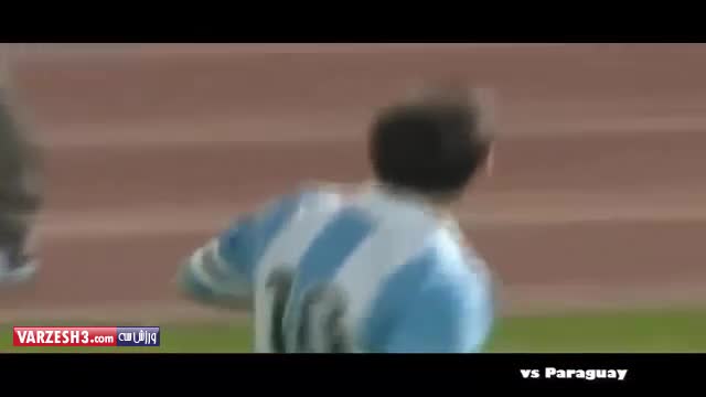 ۴۶ گل لیونل مسی برای آرژانتین