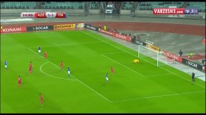 آذربایجان ۱-۳ ایتالیا