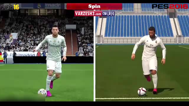 مقایسه مهارت ها در FIFA 16 و PES 16