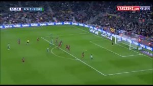 بارسلونا ۳-۱ ایبار (هتریک سوارز)