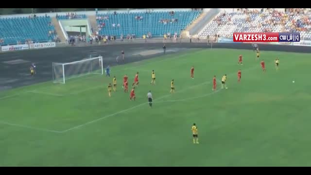 گل از راه دور فوق‌العاده در لیگ اوکراین