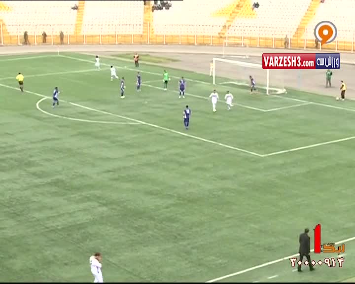 داماش گیلان 1-1 آلومینیوم اراک