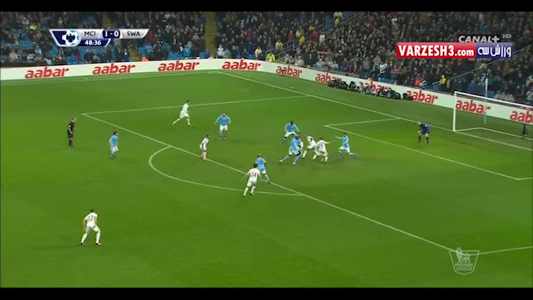 منچسترسیتی 2-1 سوانسی