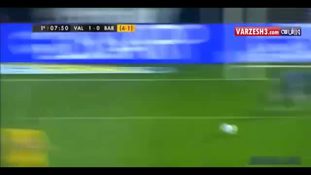 والنسیا 2- 0 باراکالدو (گلهای بازی)