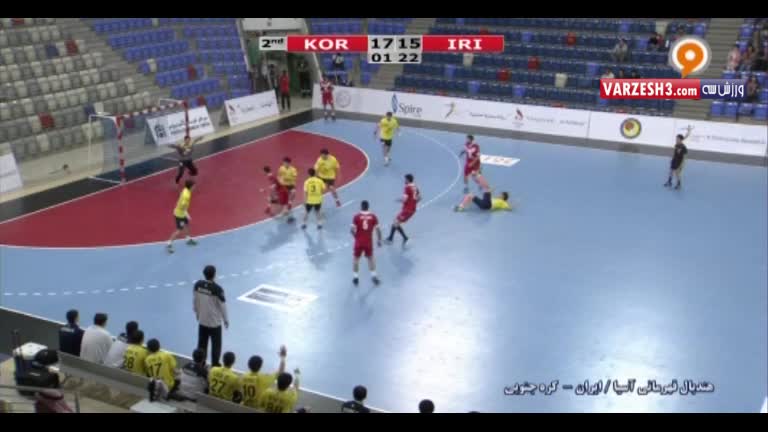 ایران 29-28 کره جنوبی (قهرمانی هندبال آسیا)