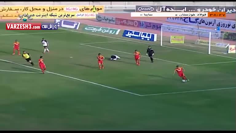 خلاصه بازی فولاد 1-0 سایپا