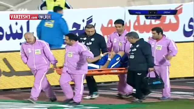 لحظه مصدومیت شدید روزبه چشمی