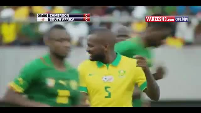 خلاصه بازی کامرون 2-2 آفریقای جنوبی