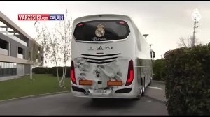 استقبال فوق‌العاده هواداران از اتوبوس رئال مادرید