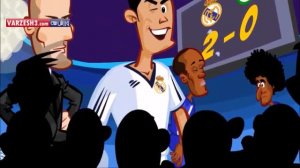 خلاصه بازی رئال مادرید - وولفسبورگ (انیمیشن)