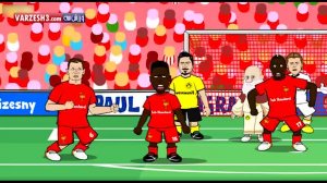 روایت انیمیشنی از پیروزی فوق العاده لیورپول مقابل دورتموند