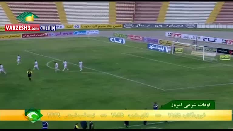 خلاصه بازی پدیده 0-1 استقلال خوزستان