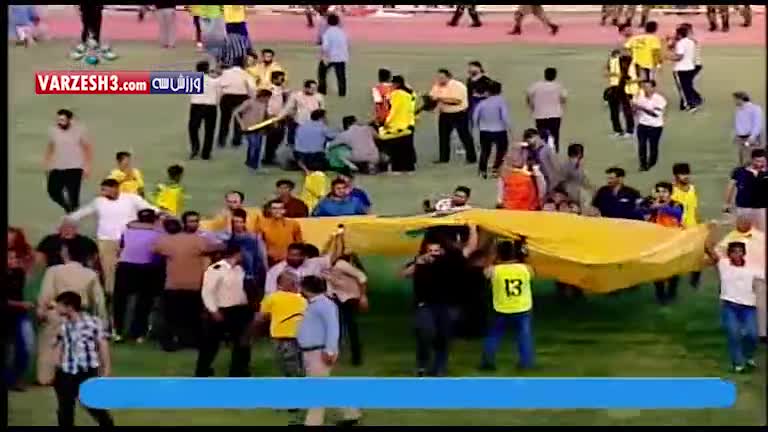جشن صعود نفت آبادان به لیگ برتر